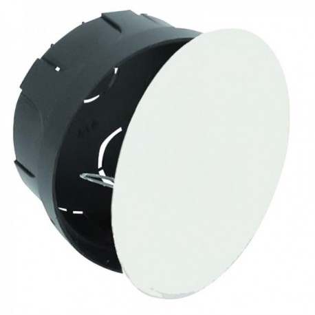 Caja Empotrar Registro Con Tapa Ø 80 x 40 Gancho Metálico