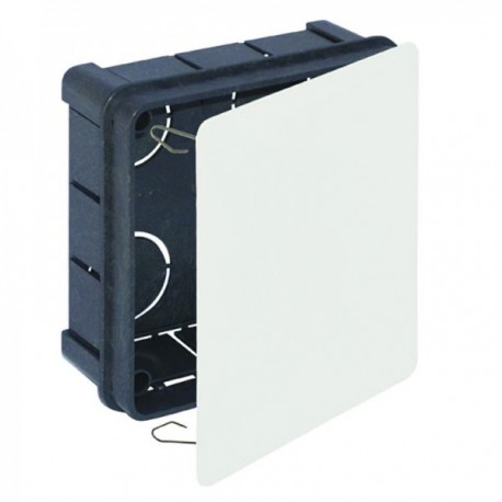 CAIXA DE BADQUE COM TAMPA 100X100X45 MM.