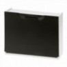 Resina Zapatero 51x17x41cm. Preto e Branco