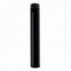 Tubo de fogão Wolfpack preto vitrificado Ø 90 mm. Fogões de madeira ideais, lareira, alta resistência, cor preta