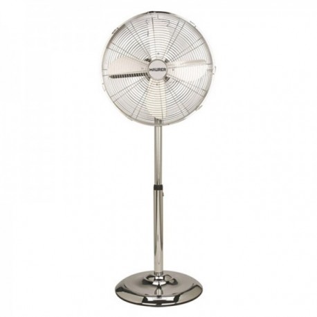 Ventilador Maurer de Pie 125 cm. de Alto Cromo