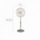Maurer Fan 125 cm. Cromo alto