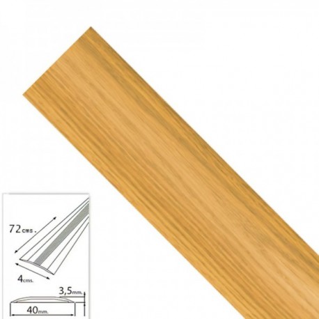 Tapajuntas Adhesivo Para Moquetas Metal Roble 82,0 cm.