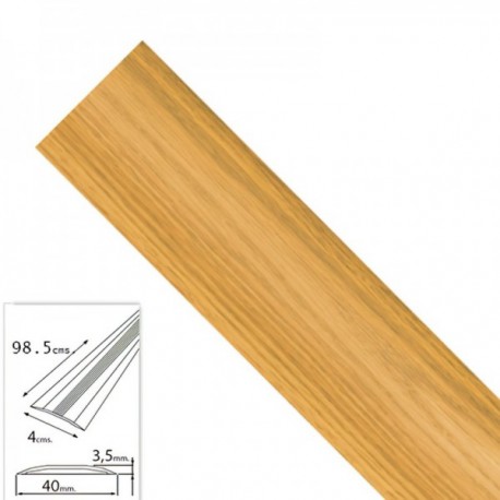 Tapajuntas Adhesivo Para Moquetas Metal Roble 98,5 cm.