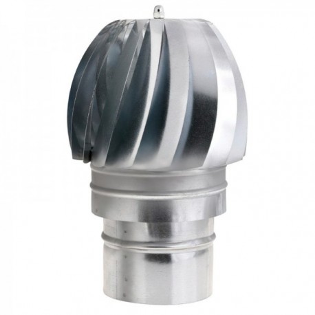 Wolfpack galvanizado Chapéu de extrator para fogão, lareira, extração de fumaça, para tubo Ø 120 mm.