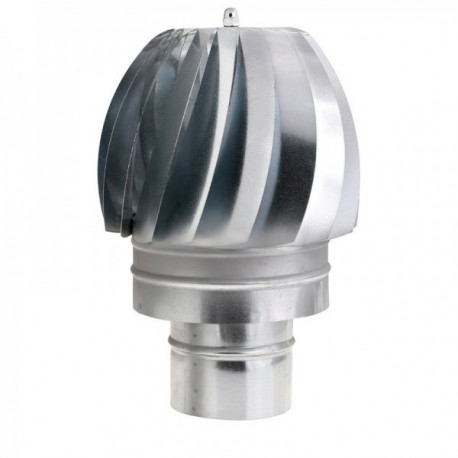 Wolfpack galvanizado Chapéu de extrator para fogão, lareira, extração de fumaça, para tubo Ø 100 mm.