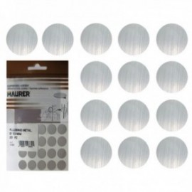 Tapatornillos de Cinza metalizado. (Blister 20 unidades)