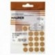Tapatornillos Adhesisvos Haya (Blister 20 unidades)