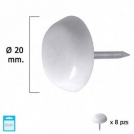 Grande deslizamento branco Ø20 (Blister 8 unidades)