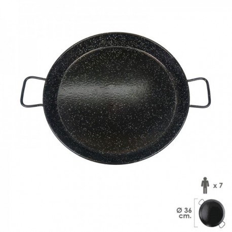 Valencian Paellere esmaltado 7 pesos/ 36 cm