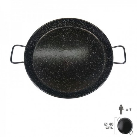 Valenciano Paellere esmaltado 9 pesos/ 40 cm