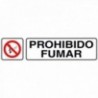 Etiqueta adesiva 250x63 mm. Proibido fumando