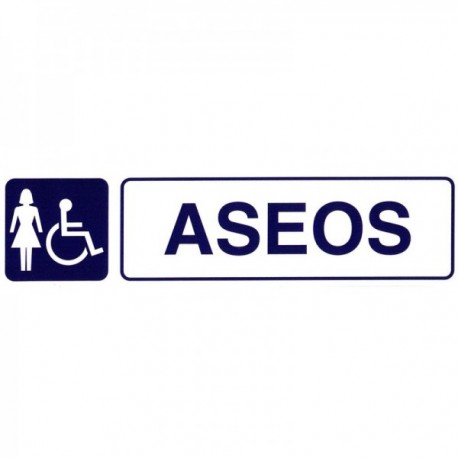 Lable adesiva Minusvalid Danças+Mulheres 250x63 mm.