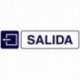 Rotulo Adhesivo 250x63 mm. Salida