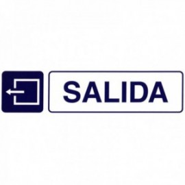 Etiqueta adesiva 250x63 mm. Saída