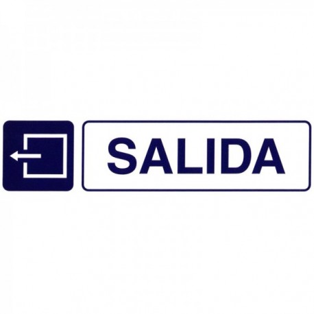 Etiqueta adesiva 250x63 mm. Saída