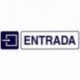 Rotulo Adhesivo 250x63 mm. Entrada