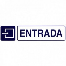 Etiqueta adesiva 250x63 mm. Entrada