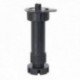 Perna ajustável removível 13/20 cm. Preto