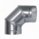 O fogão galvanizado de 200 mm. 90 ° (0,8 mm.)
