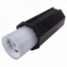 Cápsula télescopica persa sem pico para eixo de 40 mm.