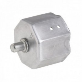 Cápsula cega de metal com pico de eixo de 60 mm.