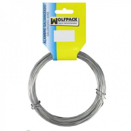 Fio galvanizado (rolo 250 gramas) Nº16/2,7 mm.