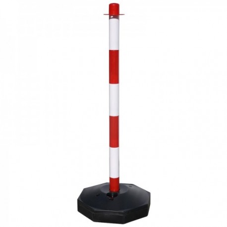 Poste de corrente plástica de 90 cm. Com base