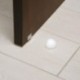 Bunda de porta adesiva com ímã de retentor branco