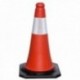 Borracha de sinalização de cone 75 cm. Reflexivo