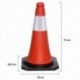 Borracha de sinalização de cone 75 cm. Reflexivo