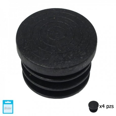 Black Interior Round Countinga 30mm. 4 pedaços.