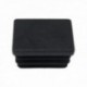 Contera Rectangular Negra 25x35mm. Blister 4 piezas.