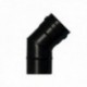 Codo Estufa Pellet Vitrificado Ø80 mm 45°