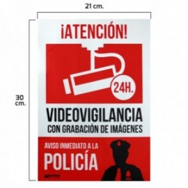 Alarme da polícia conectado à polícia 30x21
