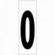Numero Adhesivo 46x140 mm. Nº 0
