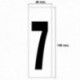 Numero Adhesivo 46x140 mm. Nº 7