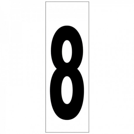 Numero Adhesivo 46x140 mm. Nº 8