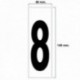 Numero Adhesivo 46x140 mm. Nº 8