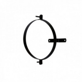 Tubo de fogão de pellets vitrificado com 80 (2 peças) Suporte