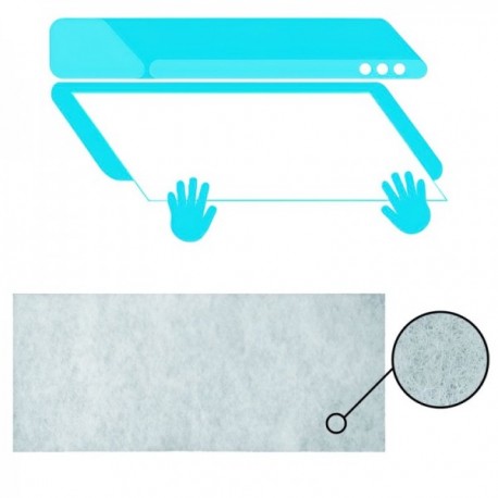 Mas filtro extrater de 45x95 cm. 150 grm/m2