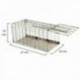Metal Gaiolas Gaiolas TRAP 21X10X10 CM