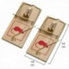 CAMUNDONGOS DE MADIira Armadilhas 9,8 x 4,8 cm. (2 unidades)