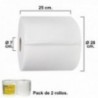 Industrial Secaman Paper Roll 850 Roll Services (2 Rolos)