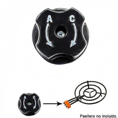 Comando regulatório a gás para paelleros