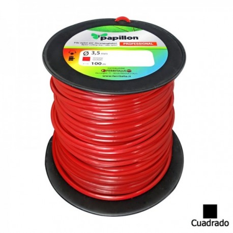Frea de nylon quadrado profissional Ø 3,5 mm (bobina de 100 medículas)