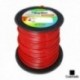 Tópico de nylon quadrado profissional Ø 4,0 mm (bobina de 100 metros)