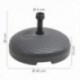 RATAN BASE DE RESINA SIMILE Ø45X15 cm. 20 litros antracite