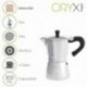 6 xícara de cafeteira de indução de alumínio (300 ml.)