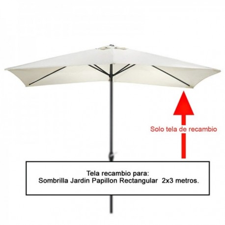 Substituição de guarda -chuva retangular de 2x3 metros (08091055)
